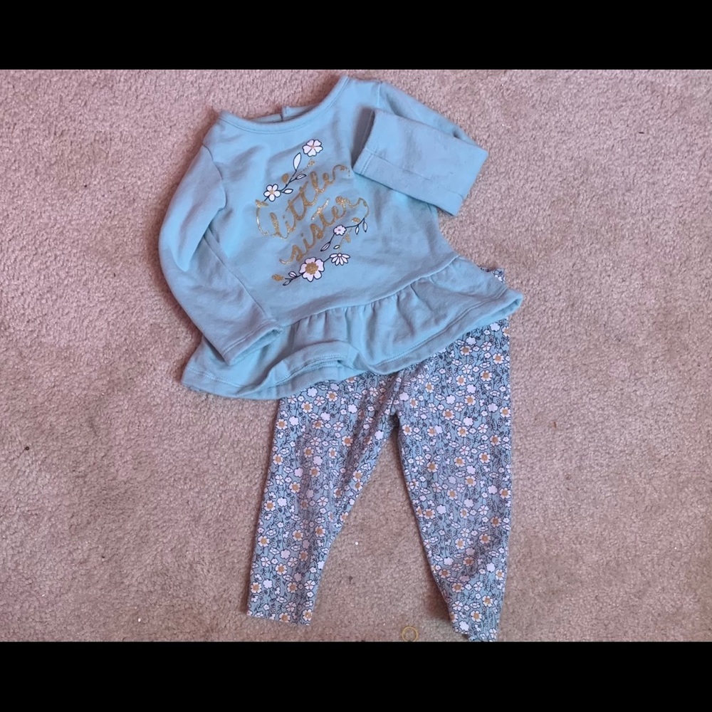 Two piece baby girl outfit